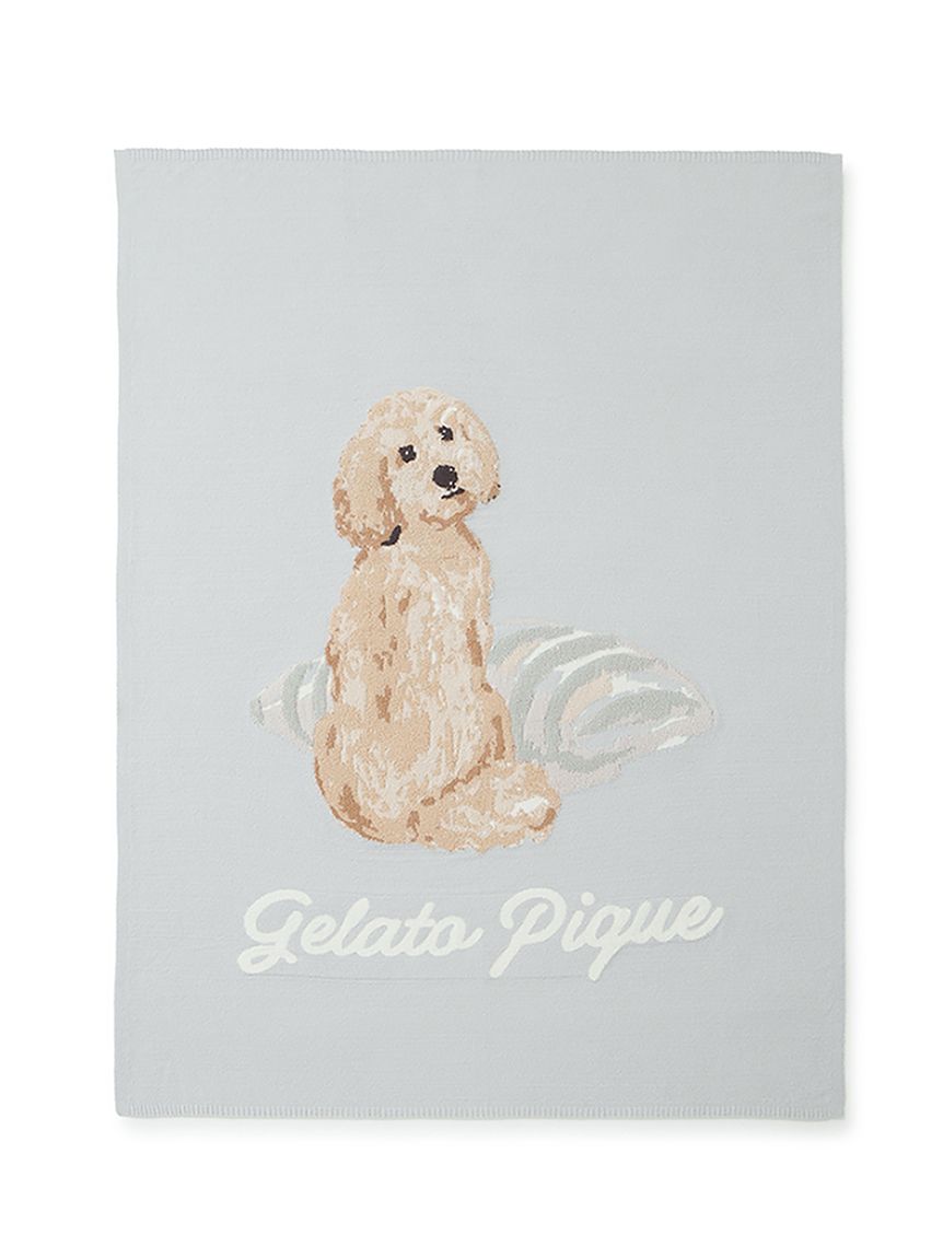 Sleep】【UNISEX】エアリーモコプレイフルDOGジャガードマルチカバー