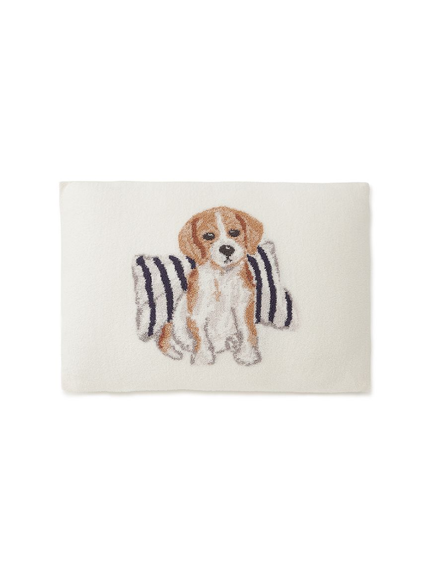 Sleep】【UNISEX】エアリーモコプレイフルDOGジャガードピローケース