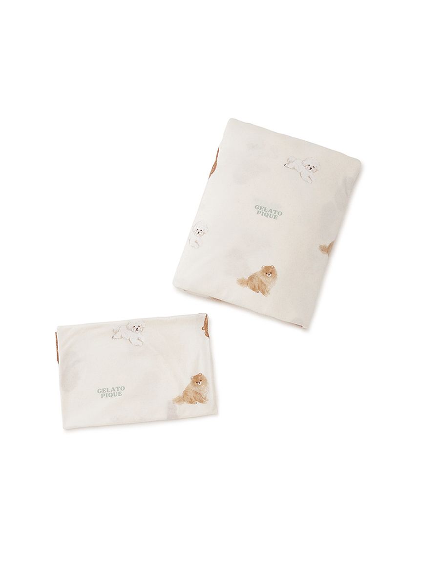 ジェラートピケ　可愛らし過ぎ♡DOG柄プリント寝具２点セット(シングル) Sleep】DOG柄プリント寝具2点セット(シングル)(寝具セット)｜ルーム