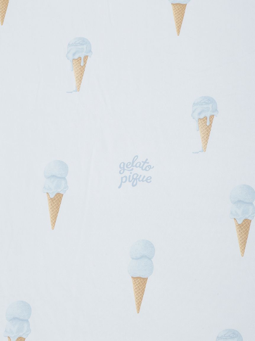 gelato pique【Sleep】アイスショップ柄 タオルケット gelato pique Sleep ブランケット 「Sleep」ジェラートハーフケット