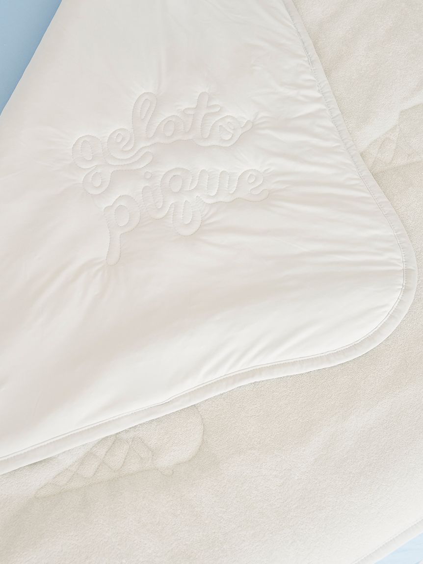 Sleep】【接触冷感】【抗菌防臭】アイスロゴキルト敷きパッド