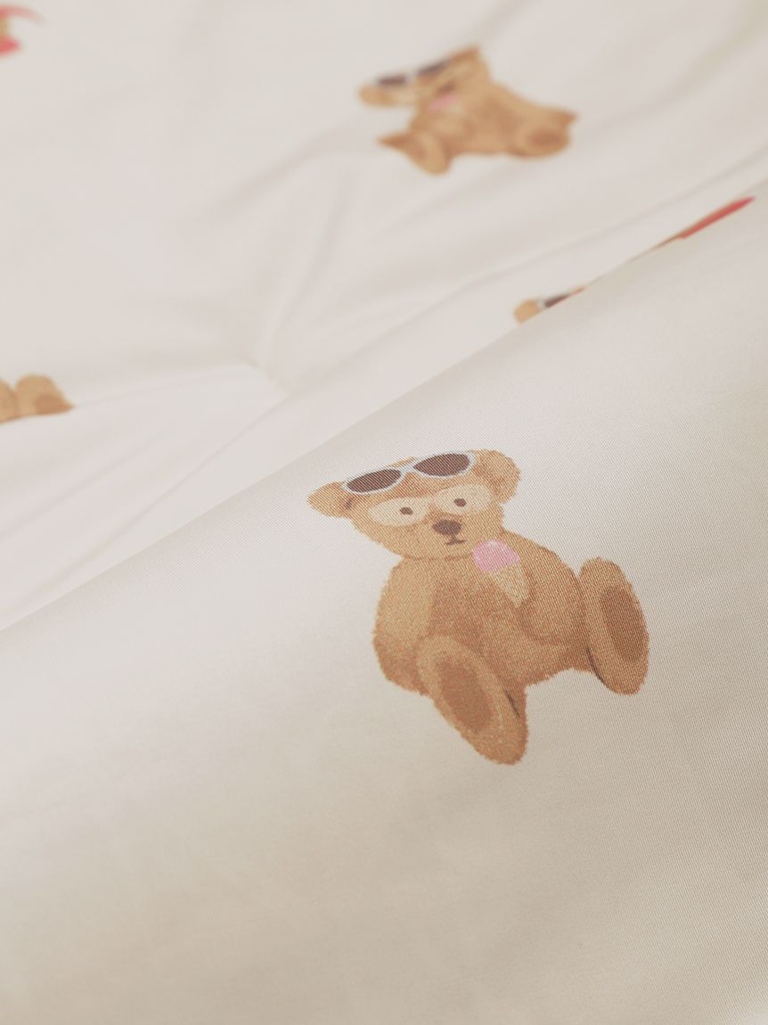 Sleep】【接触冷感】【抗菌防臭】サマーベア柄もちもちリバーシブル
