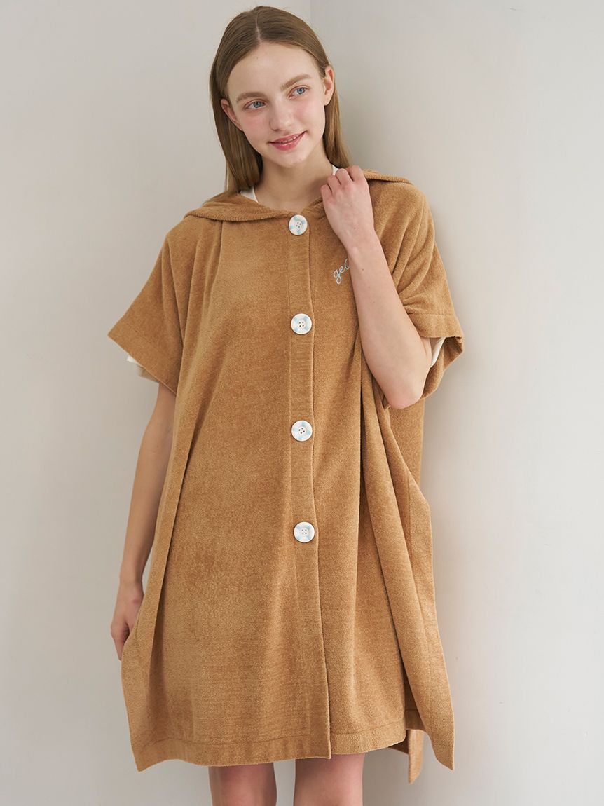 値下げ！Plage  ウールガーゼポンチョ　ベージュ 新品タグ付 Plageプラージュ FOXポンチョ ベージュ¥20 900／フォックス