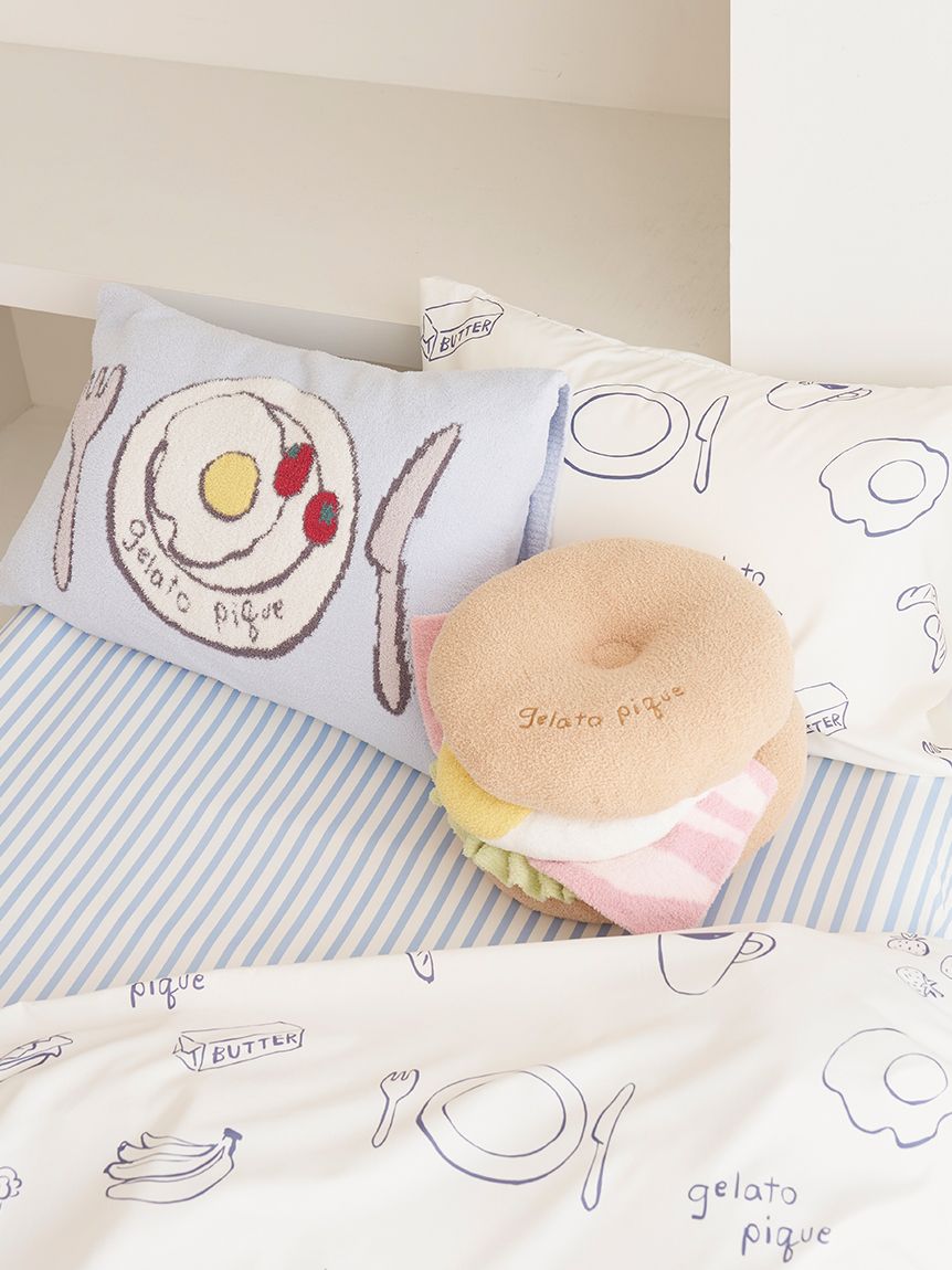 Sleep】モーニングモチーフ ジャガードピローケース(枕カバー)｜ルーム