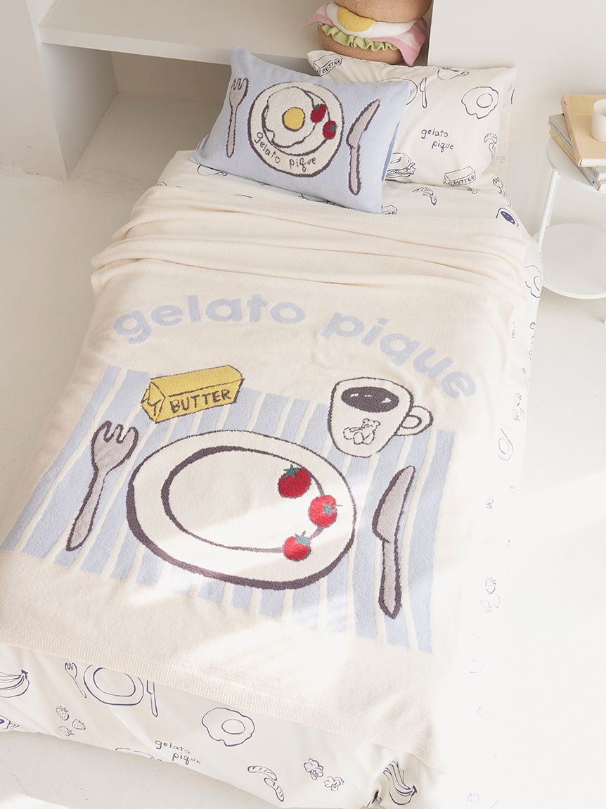 Sleep】モーニングモチーフ ジャガードピローケース(枕カバー)｜ルーム