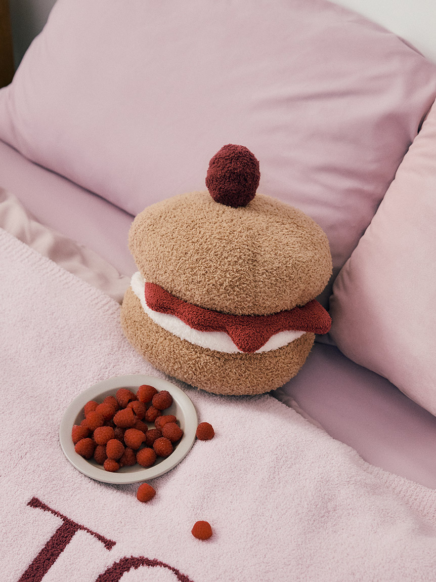 最終お値下げ プライベートスプーンズクラブ クッション 枕 新品大きいサイズ Sleep】ラズベリースコーンサンドお昼寝クッション(クッション・グッズ