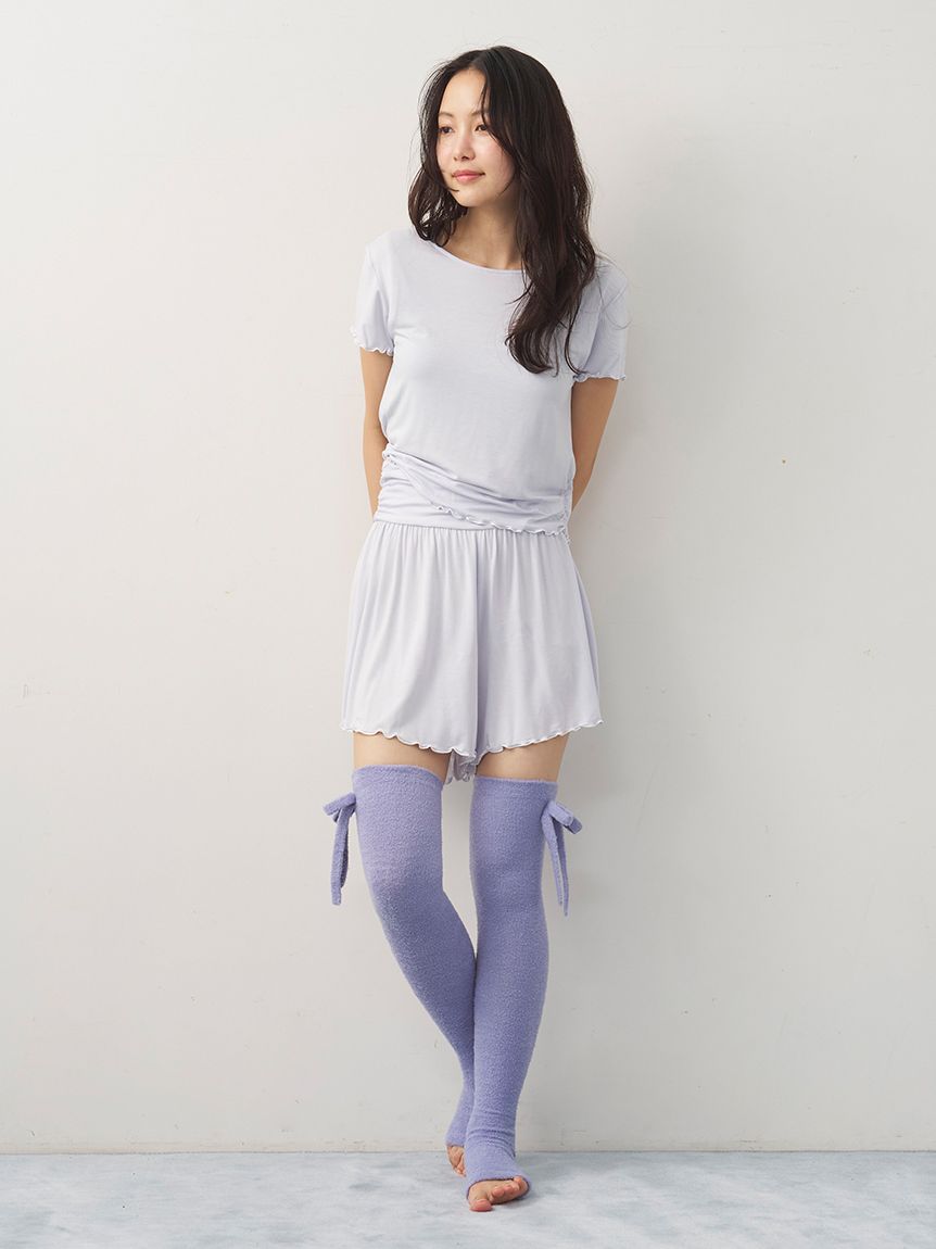 Sleep】【美容加工】リボン着圧ソックス(クッション・グッズ)｜ルーム