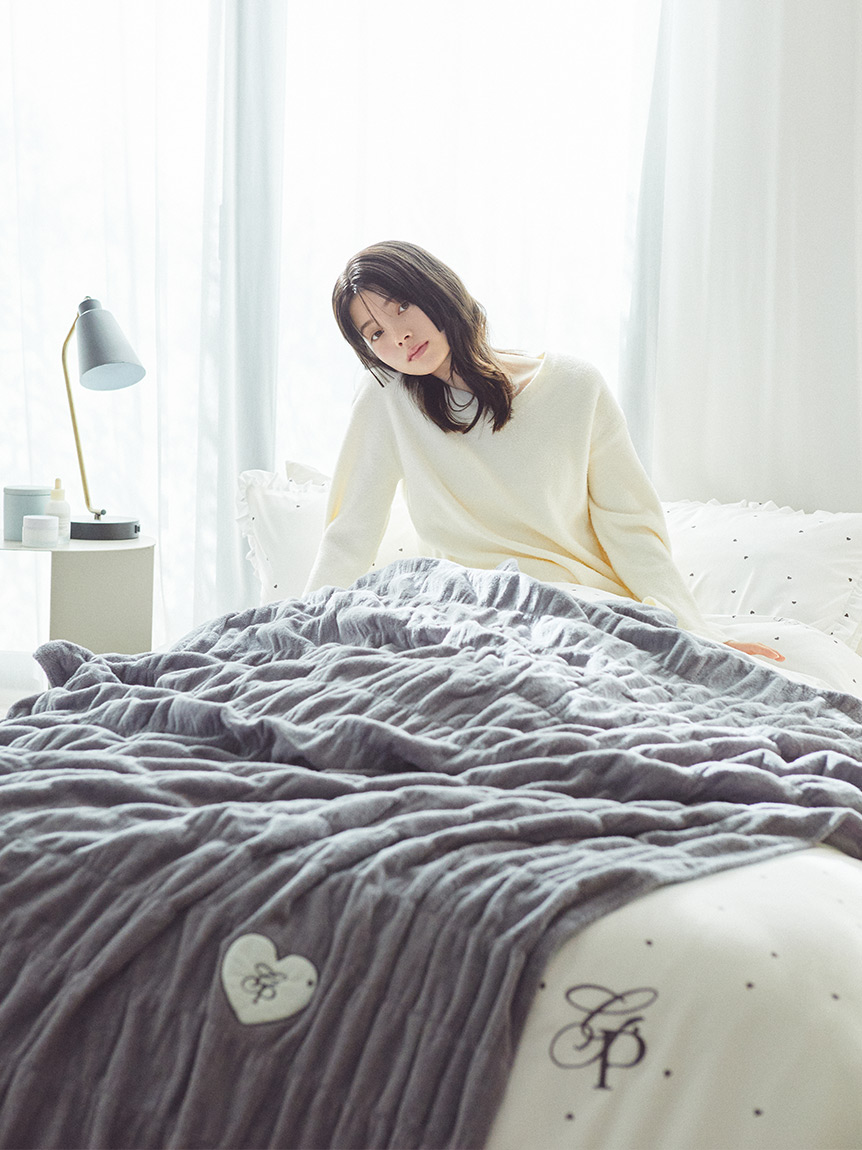 Sleep】くしゅくしゅタオルケット(ブランケット・タオルケット