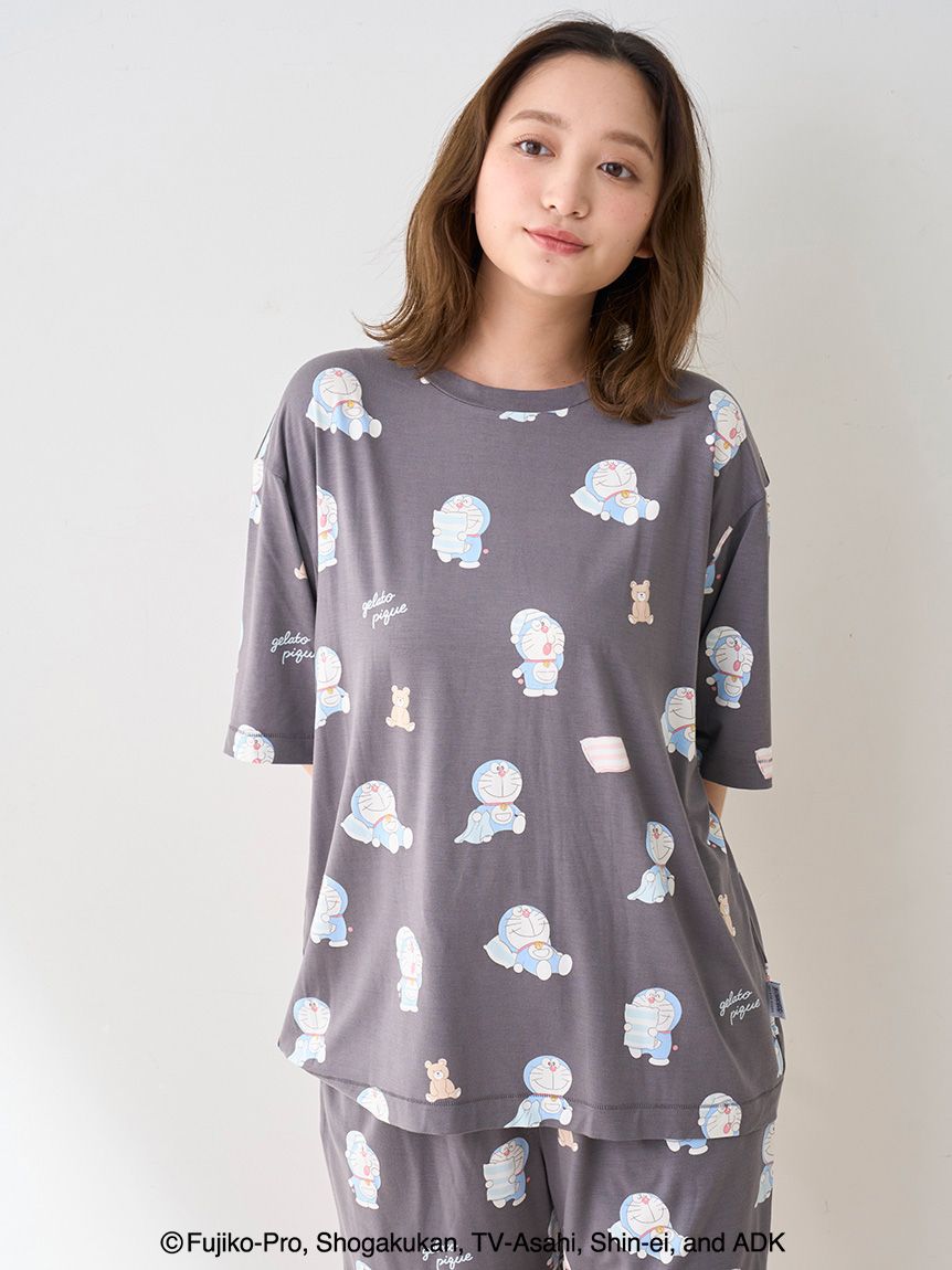 【完売品】【新品未使用】GELATO PIQUE ドラえもん ルームウェアセット ジェラピケ✖️ドラえもん💙💙💙 【“超”先行予約アイテム
