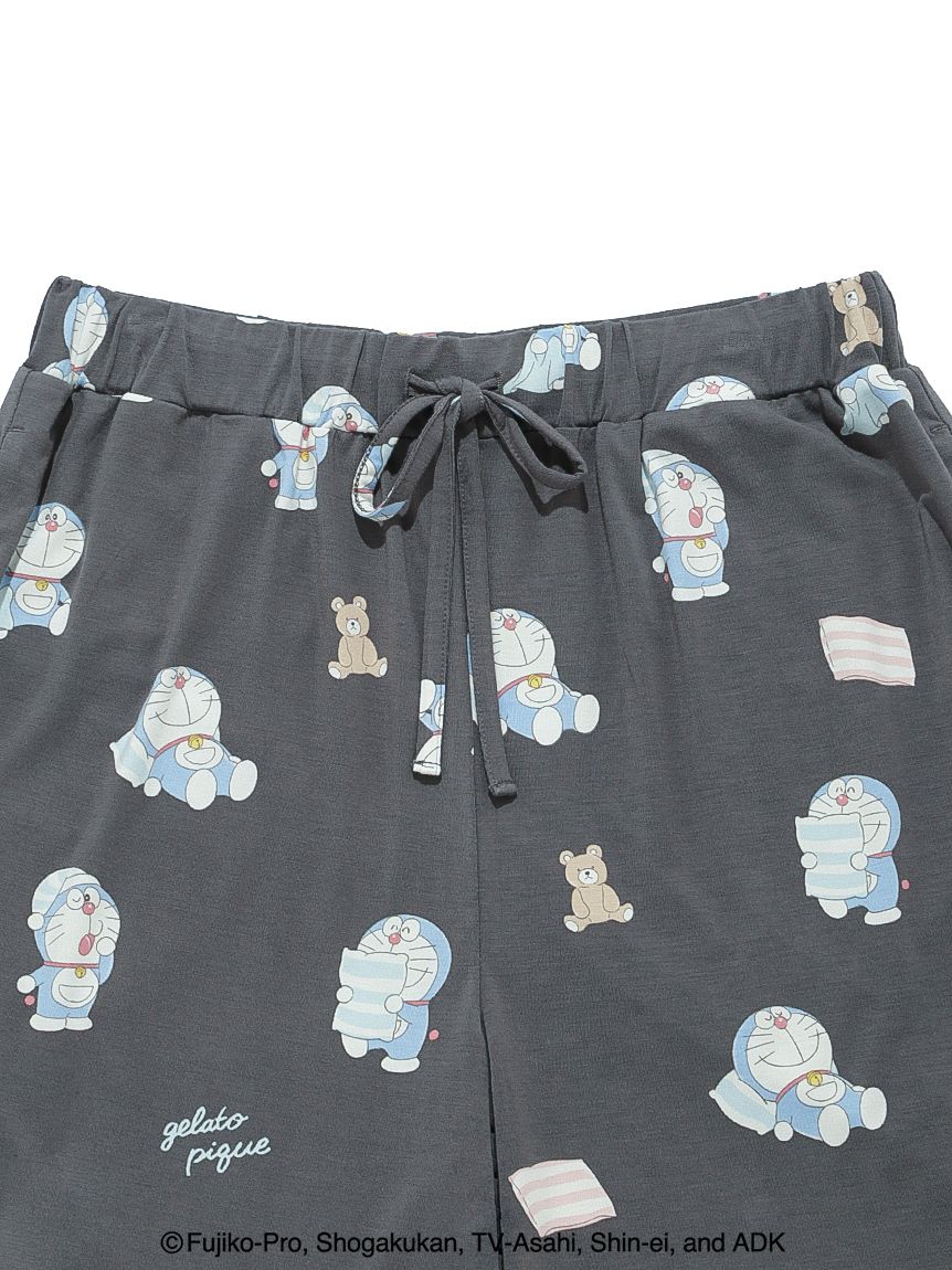 【ドラえもん】【ユニセックス】おはようおやすみTシャツ ハーフパンツ gelato pique｜【ドラえもん】【ユニセックス】おはようおやすみ