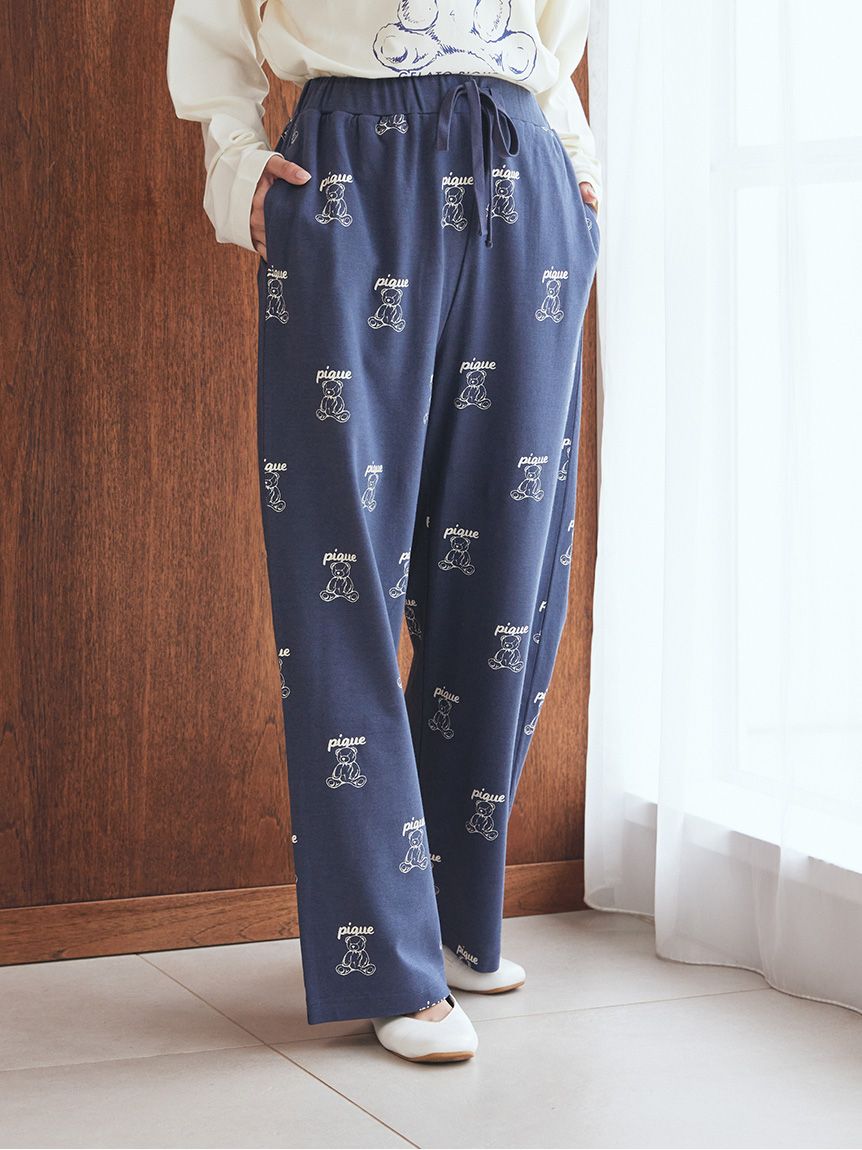 UNISEX】総柄ロングパンツ(ボトムス)｜ルームウェア・パジャマ通販の