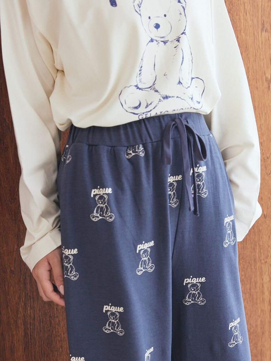 未開封♥️ドラゴンクエスト レディース✨ ワンポイントロンT＆総柄ロングパンツ UNISEX】総柄ロングパンツ(ボトムス)｜ルームウェア・パジャマ通販の