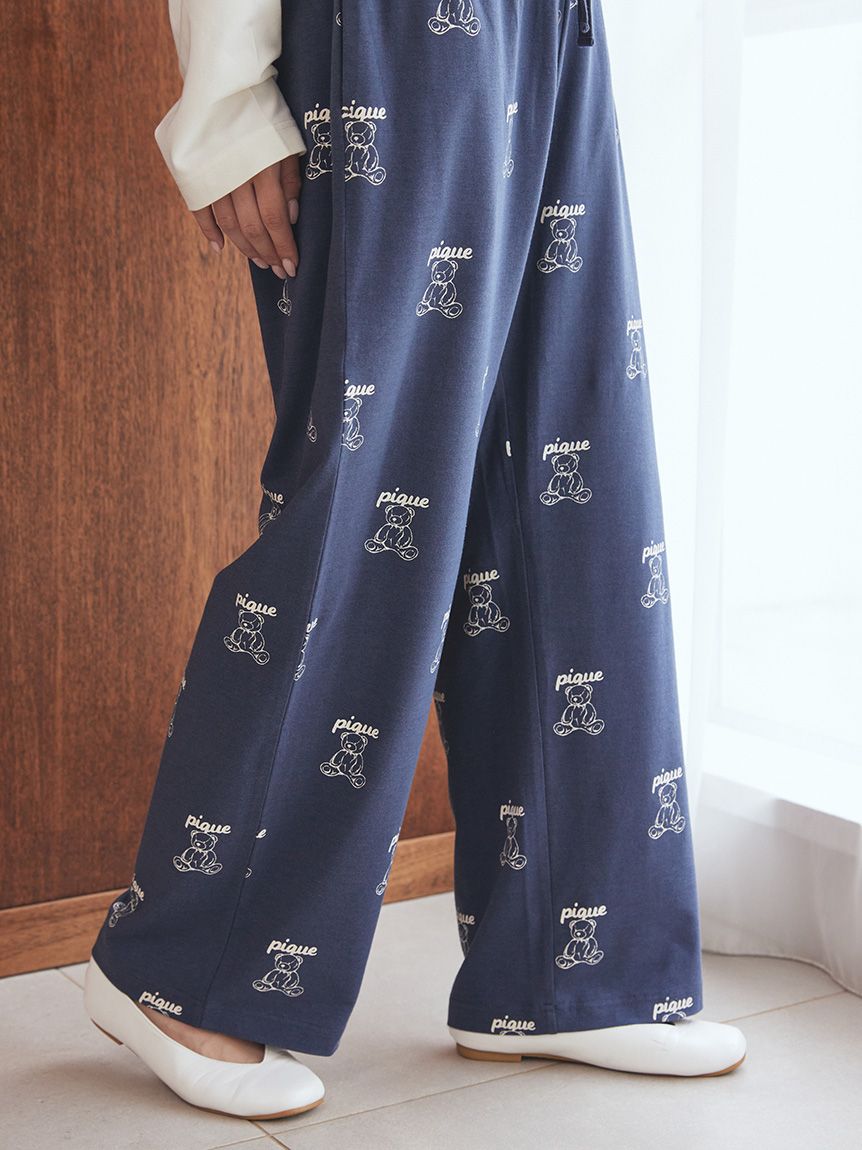 UNISEX】総柄ロングパンツ(ボトムス)｜ルームウェア・パジャマ通販の