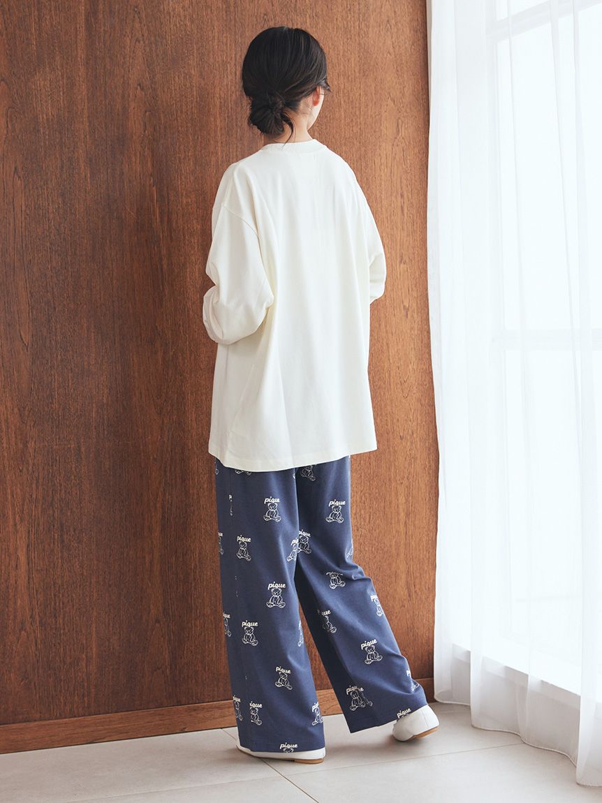 UNISEX】総柄ロングパンツ(ボトムス)｜ルームウェア・パジャマ通販の