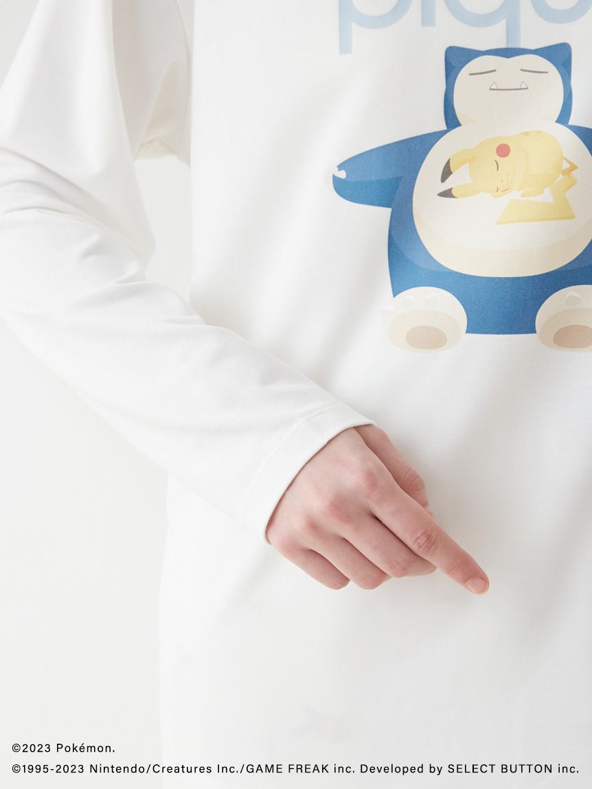 ジェラートピケ　ポケモン　スリーピングモンスターワンポイントロンT gelato pique】【ユニセックス】SleepワンポイントロンT B S-M/M-L