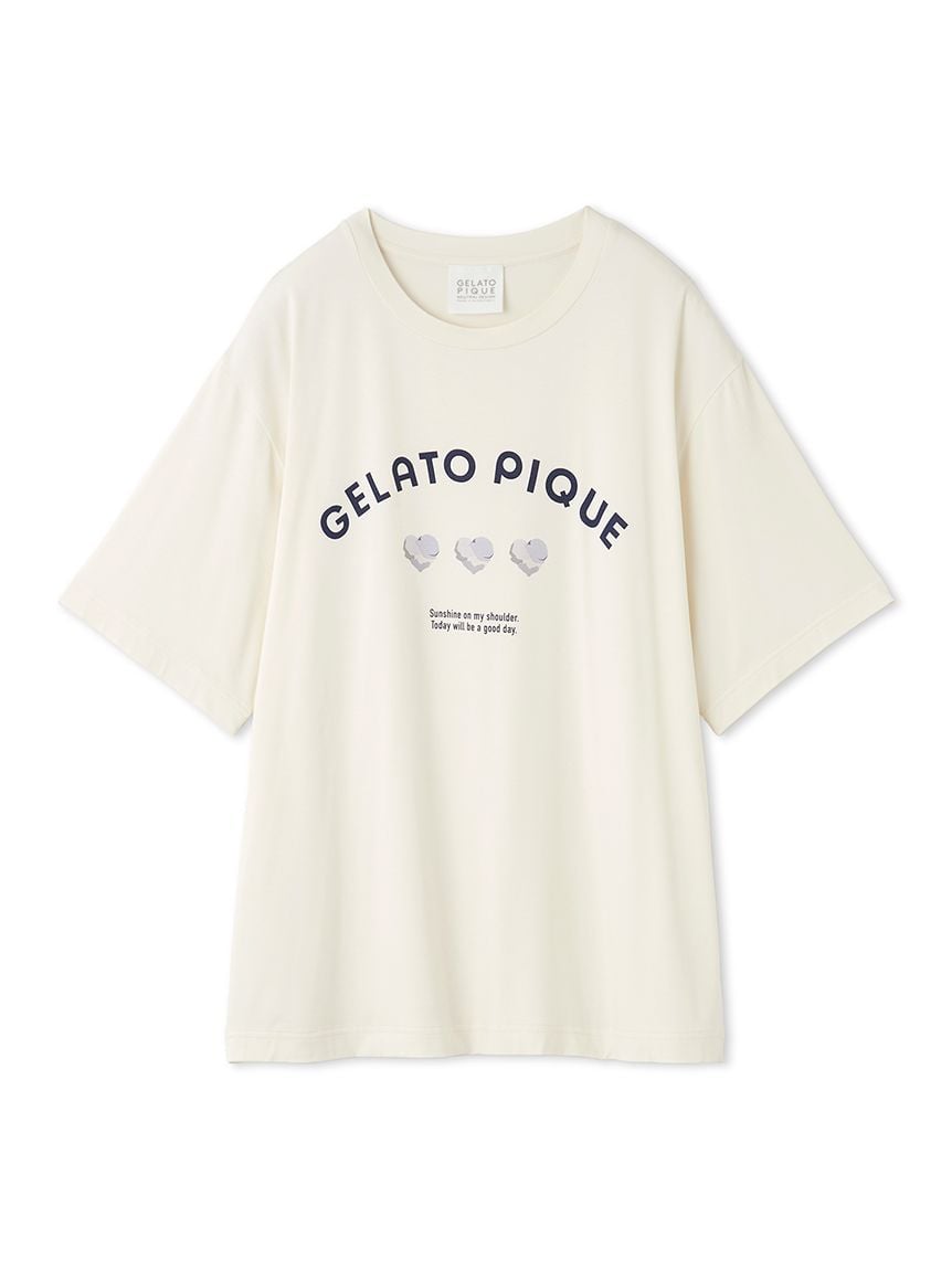 接触冷感】【UNISEX】ワンポイントTシャツ(トップス)｜ルームウェア・パジャマ通販のgelatopique（ジェラートピケ）公式サイト