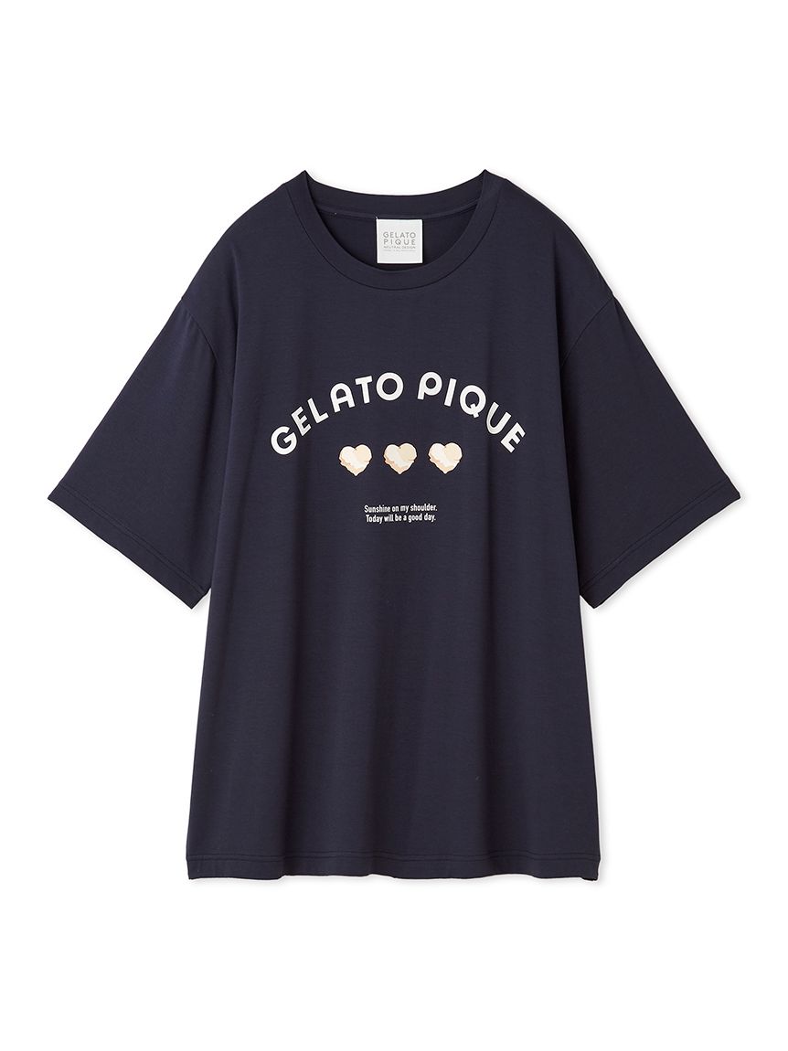 接触冷感】【UNISEX】ワンポイントTシャツ(トップス)｜ルームウェア・パジャマ通販のgelatopique（ジェラートピケ）公式サイト