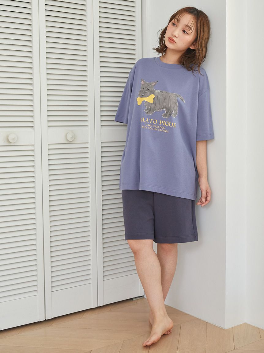 ジェラピケ 【UNISEX】ワンポイントTシャツ gelato pique｜【UNISEX】ワンポイントTシャツ | Rakuten