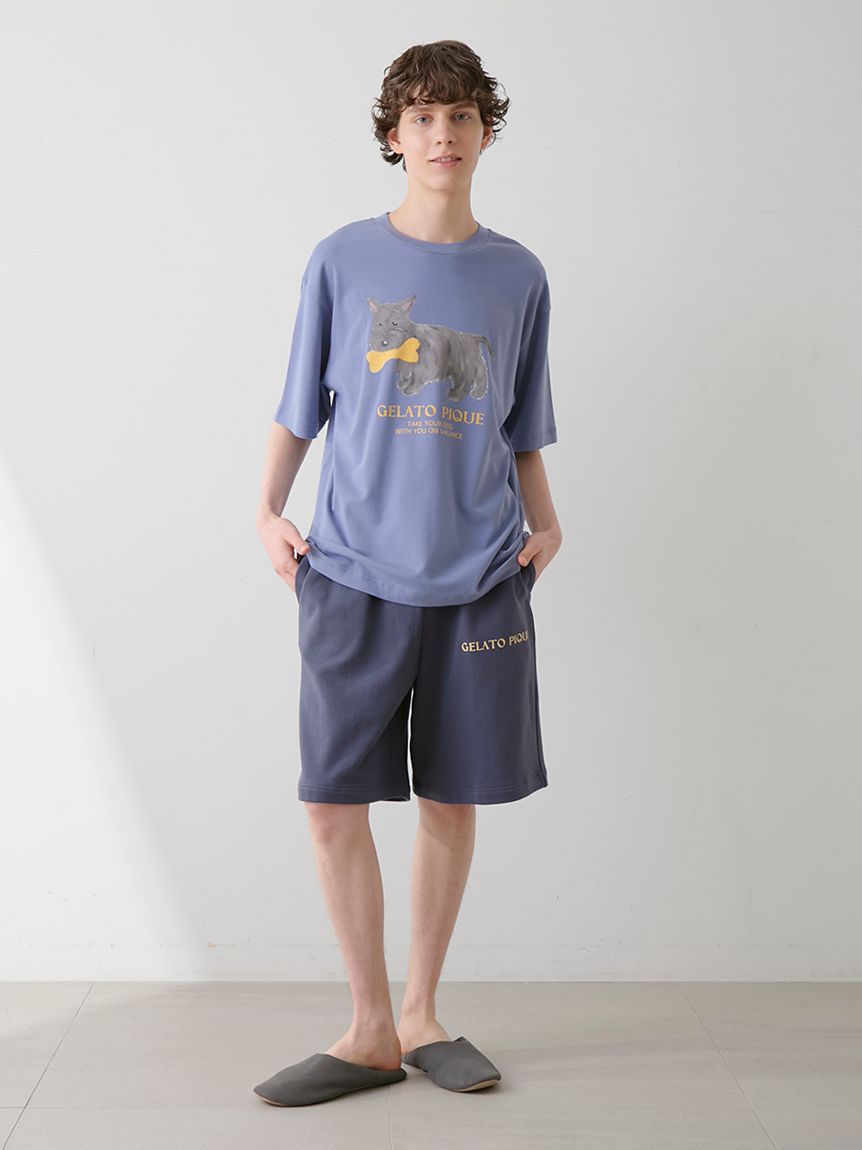 UNISEX】ワンポイントTシャツ(トップス)｜ルームウェア