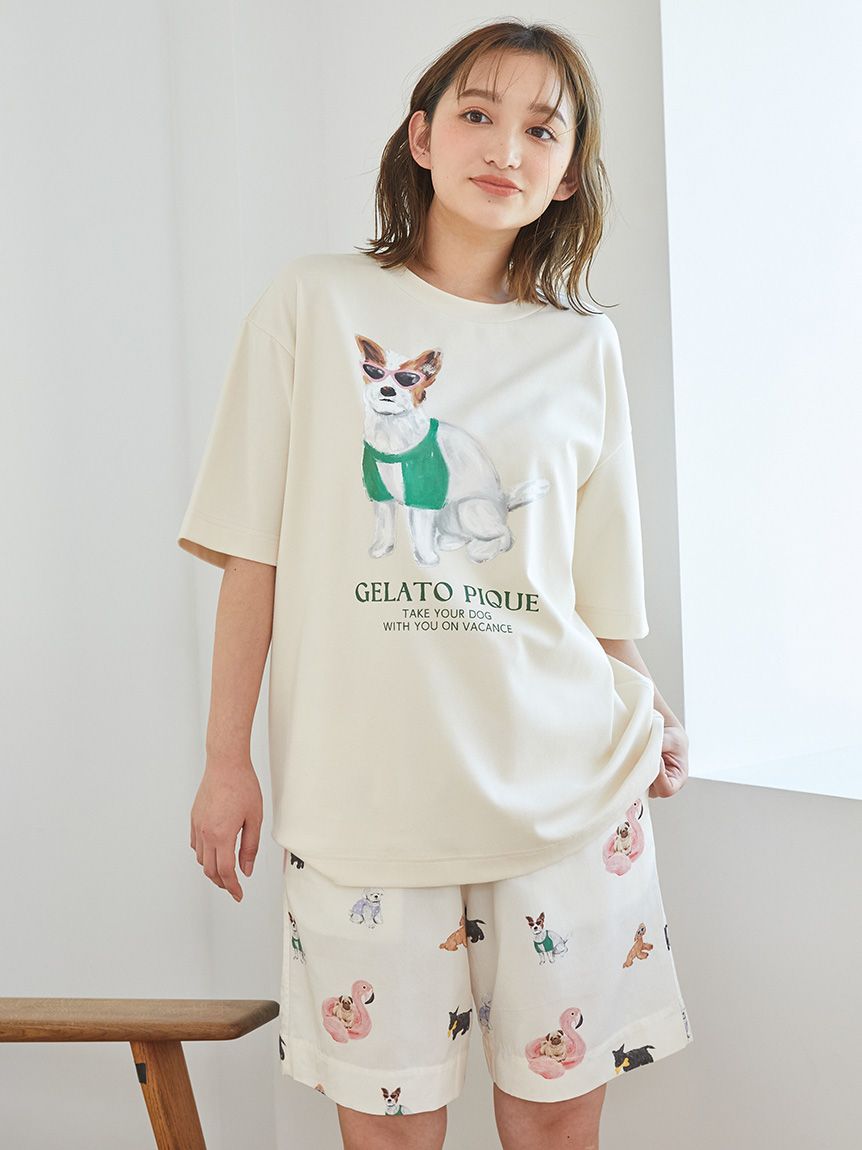 ジェラートピケ　UNISEX ワンポイントTシャツ ジェラートピケ gelato pique 【UNISEX】ワンポイントTシャツ