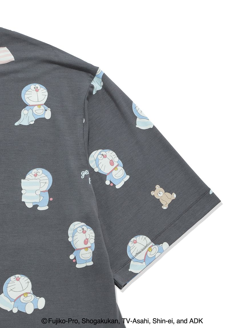 【ドラえもん】【ユニセックス】おはようおやすみTシャツ ハーフパンツ ジェラートピケ gelato pique 【ドラえもん】【ユニセックス