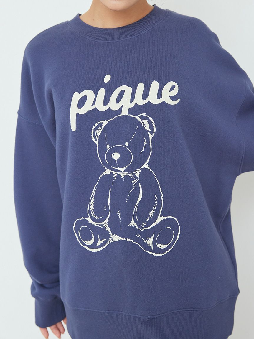 ジェラートピケ 【PEANUTS】裏毛ワンポイントプルオーバー&ショートパンツ gelato pique パジャマ ルームウェア 「PEANUTS」「ONLINE限定