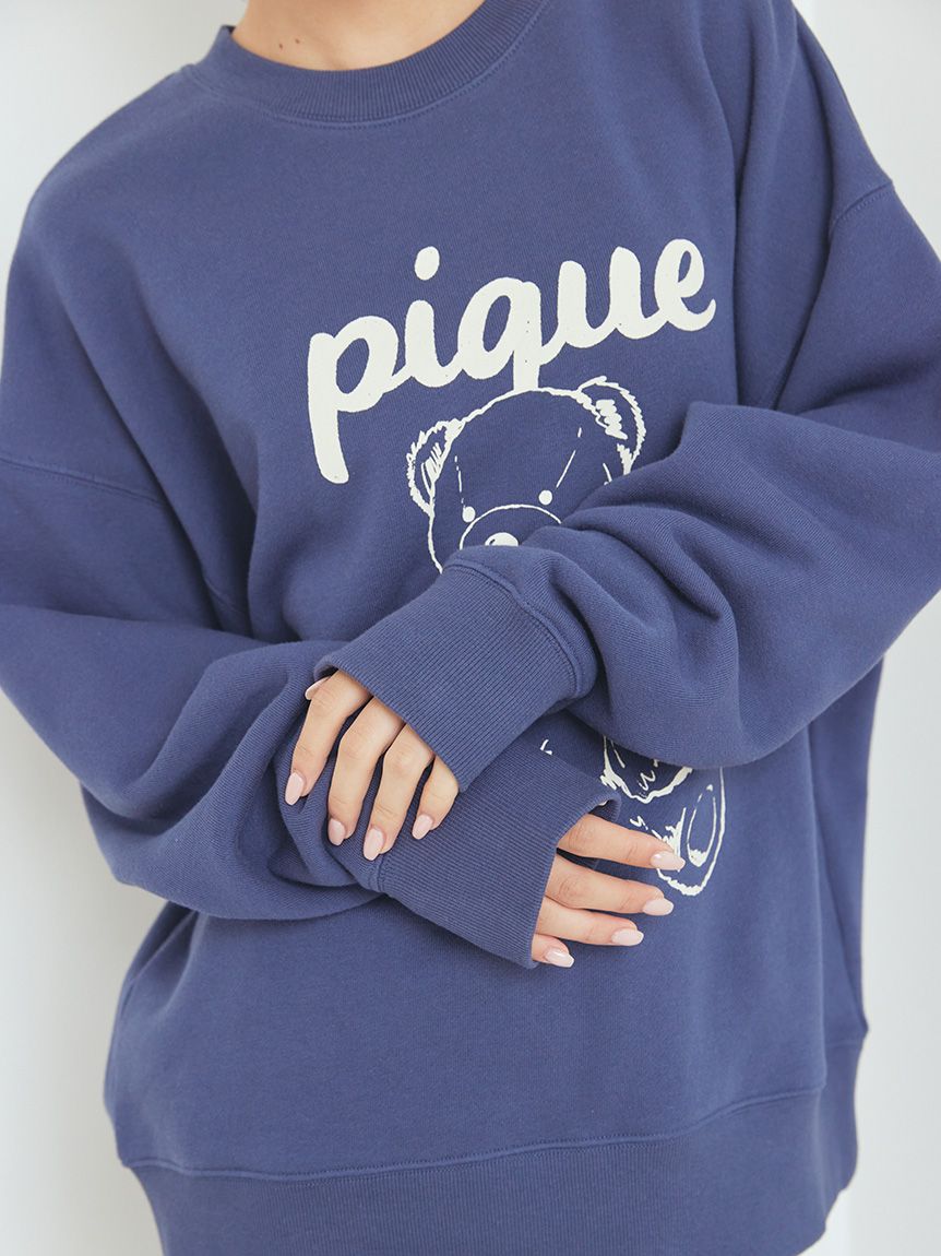 UNISEX】裏毛ワンポイントプルオーバー(トップス)｜ルームウェア