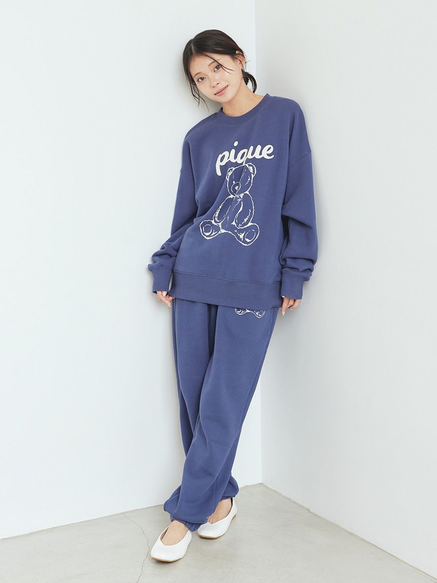 gelato pique ネイビー スウェット【UNISEX】裏毛プルオーバー ジェラートピケ gelato pique 【UNISEX】裏毛プルオーバー （NVY