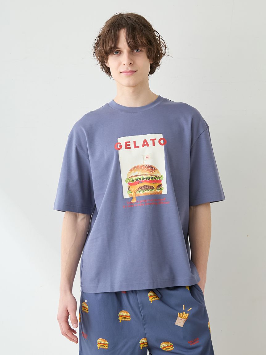 UNISEX】 【接触冷感】HIGH CALORIEワンポイントTシャツ(トップス