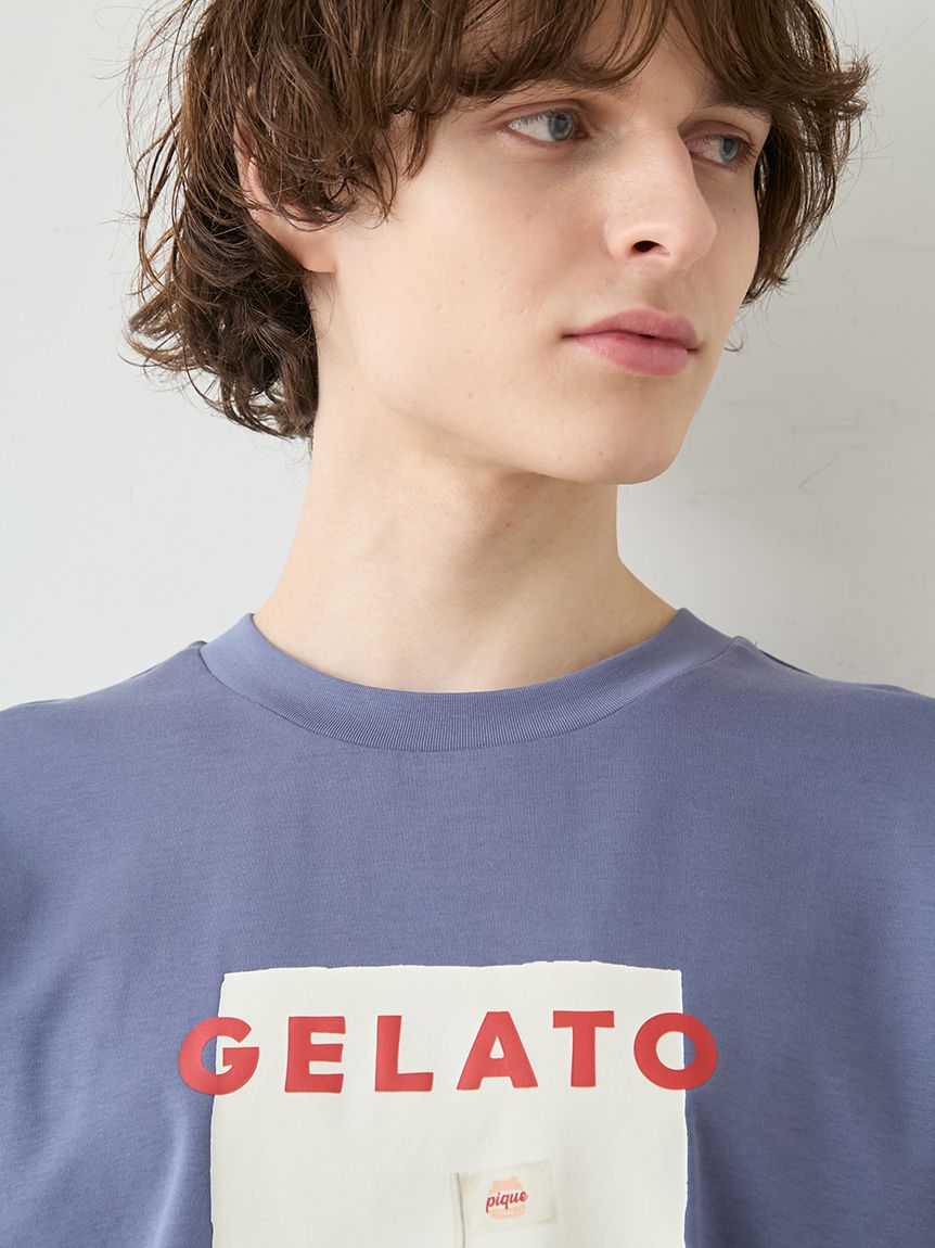UNISEX】 【接触冷感】HIGH CALORIEワンポイントTシャツ(トップス