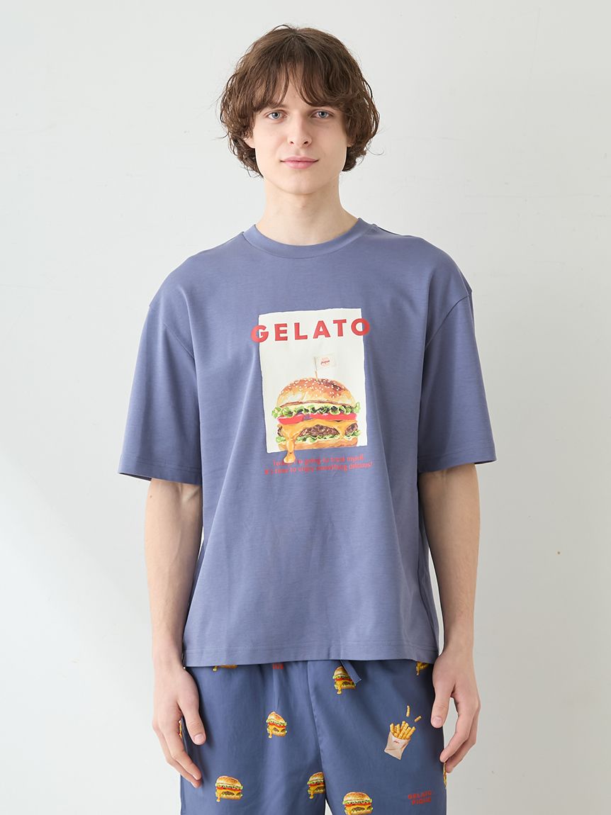 UNISEX】 【接触冷感】HIGH CALORIEワンポイントTシャツ(トップス