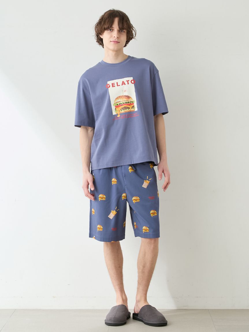 UNISEX】 【接触冷感】HIGH CALORIEワンポイントTシャツ(トップス