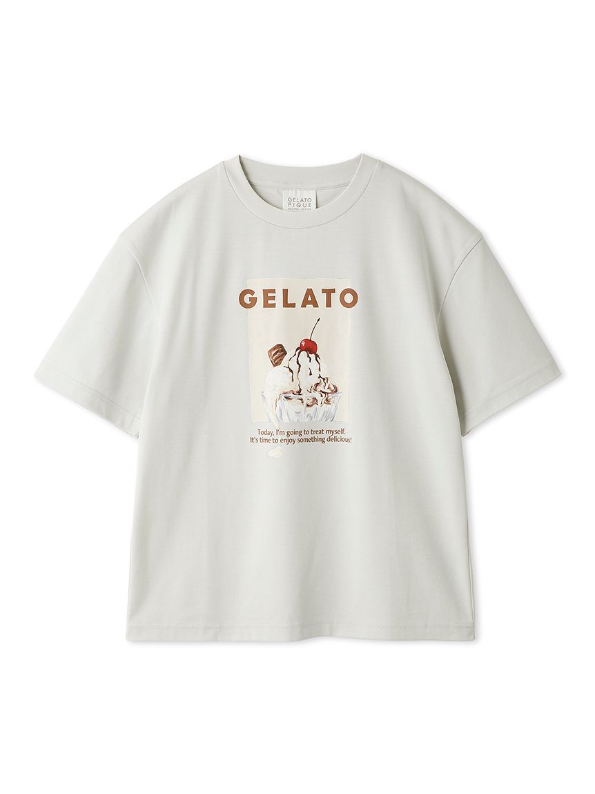 UNISEX】 【接触冷感】HIGH CALORIEワンポイントTシャツ(トップス