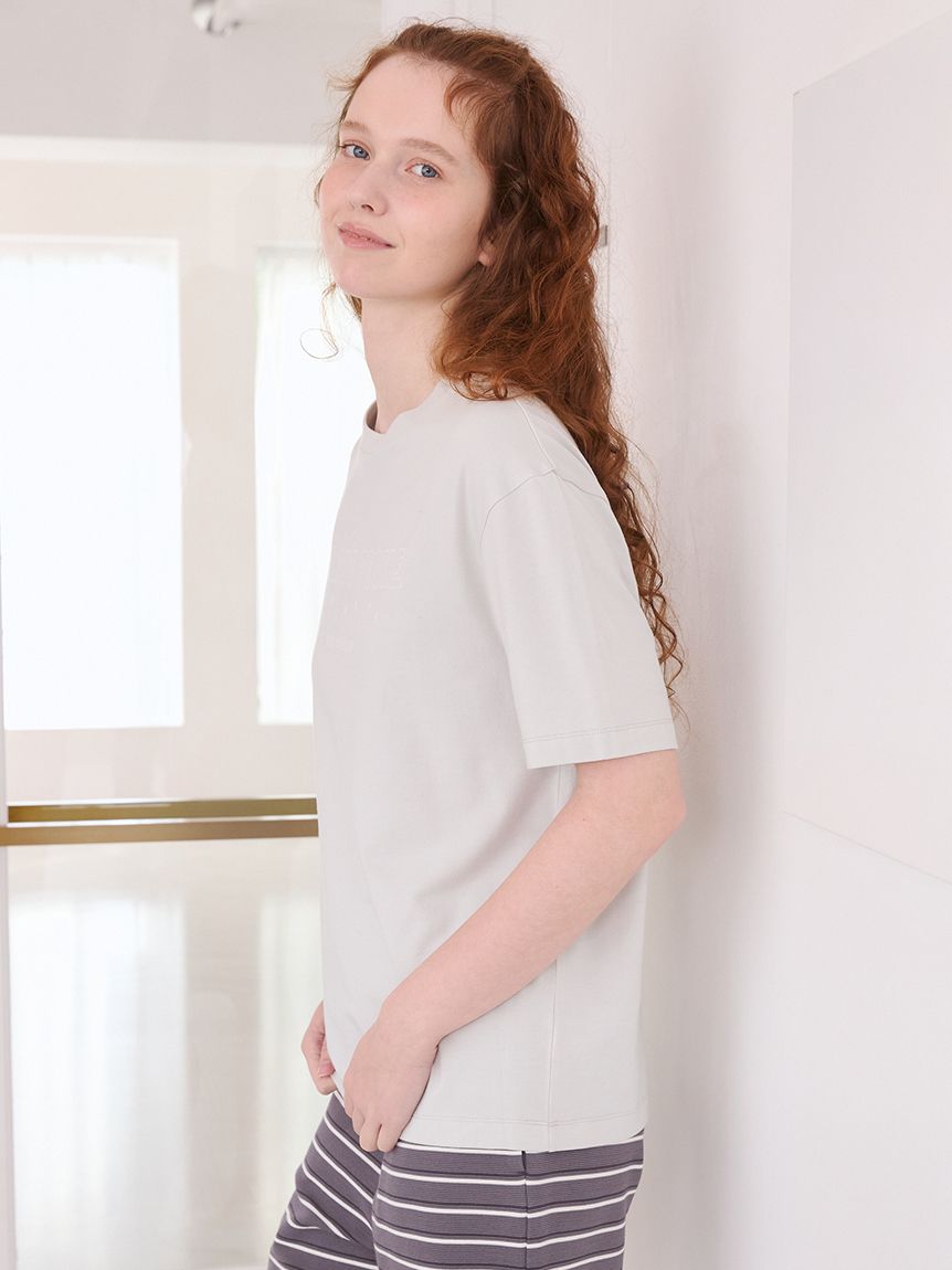 UNISEX】カレッジロゴTシャツ(トップス)｜ルームウェア・パジャマ通販