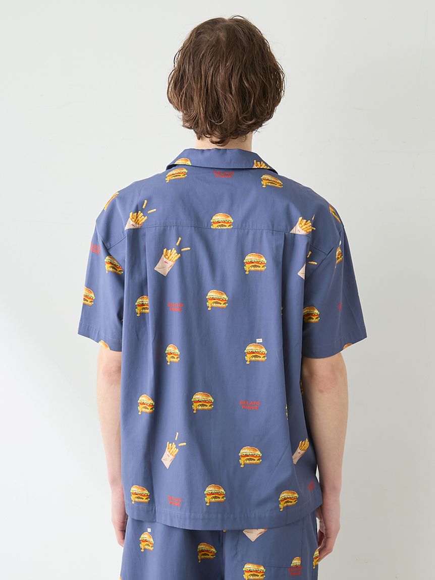UNISEX】 【接触冷感】HIGH CALORIE柄シャツ(トップス)｜ルームウェア
