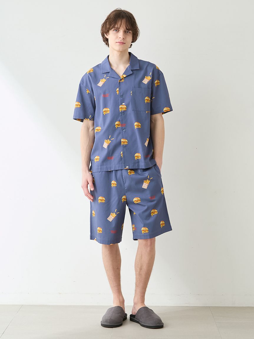 UNISEX】 【接触冷感】HIGH CALORIE柄シャツ(トップス)｜ルームウェア