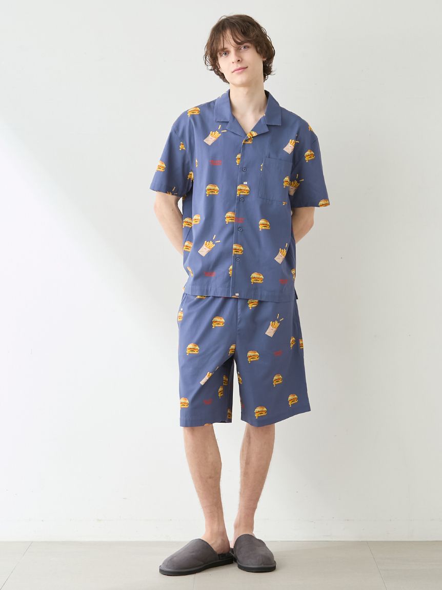 UNISEX】 【接触冷感】HIGH CALORIE柄シャツ(トップス)｜ルームウェア