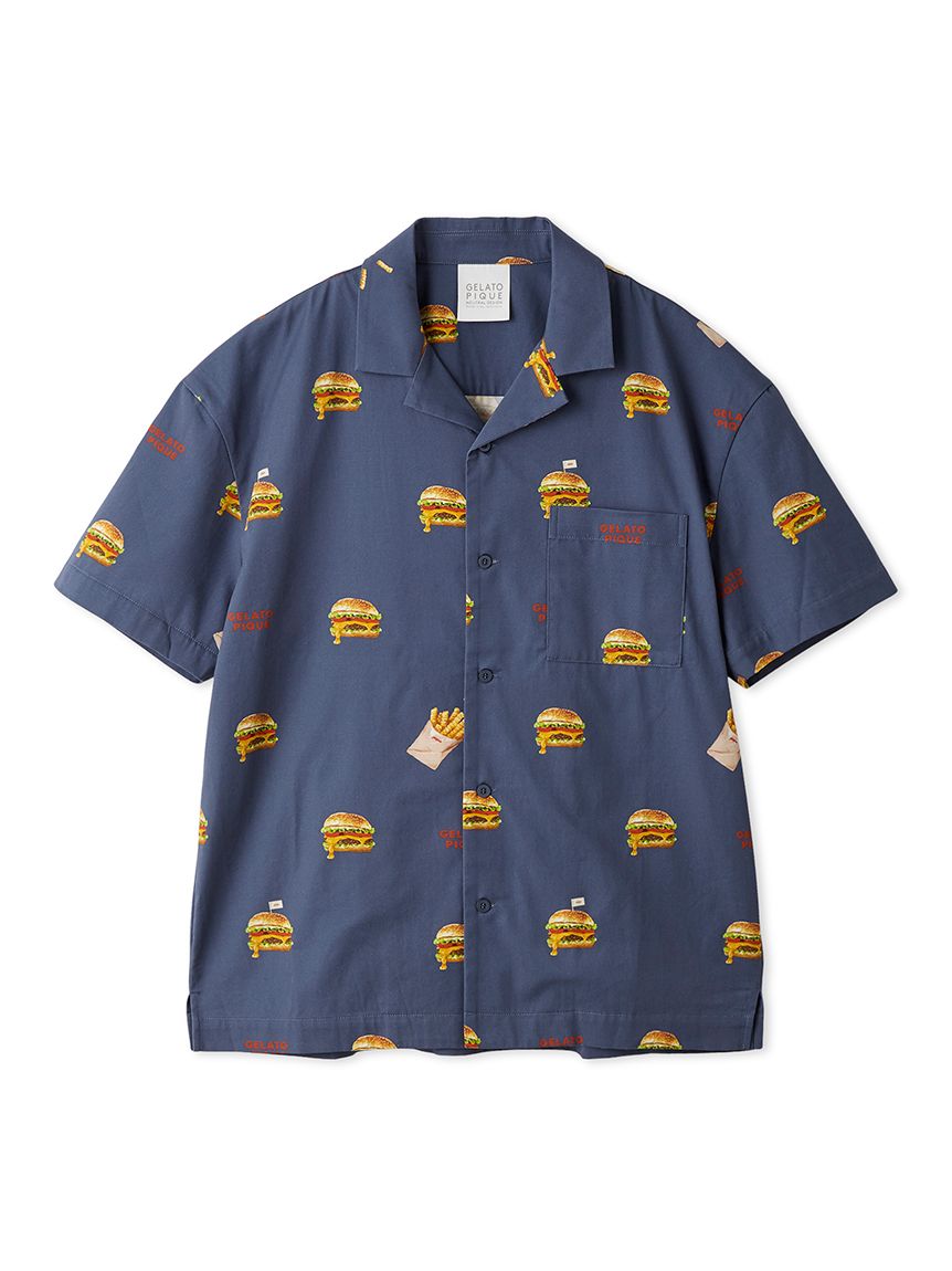 UNISEX】 【接触冷感】HIGH CALORIE柄シャツ(トップス)｜ルームウェア
