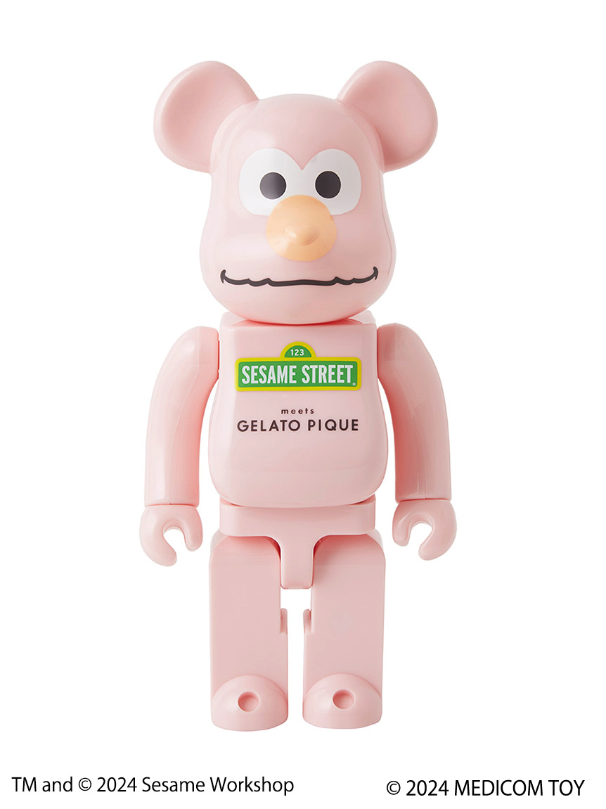 BE@RBRICK × SESAME STREET × GELATO PIQUE】 エルモ 400%(ぬいぐるみ)｜ルームウェア・パジャマ通販の gelatopique（ジェラートピケ）公式サイト