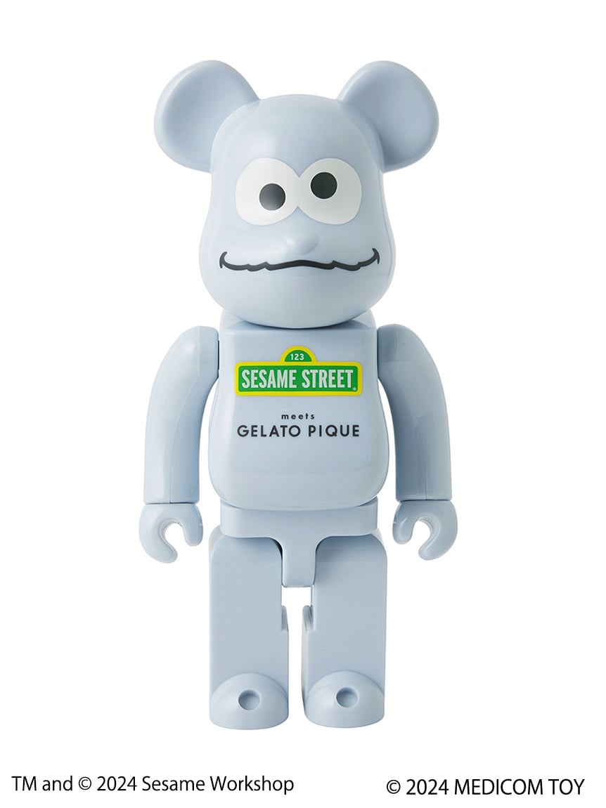 BE@RBRICK × SESAME STREET × GELATO PIQUE】 クッキーモンスター 400 %(ぬいぐるみ)｜ルームウェア・パジャマ通販のgelatopique（ジェラートピケ）公式サイト