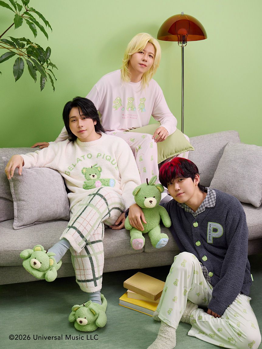 Mrs. GREEN APPLE ベロアルームウェア セットアップ Mrs. GREEN APPLE】【ユニセックス】ベアルームシューズ(グッズ