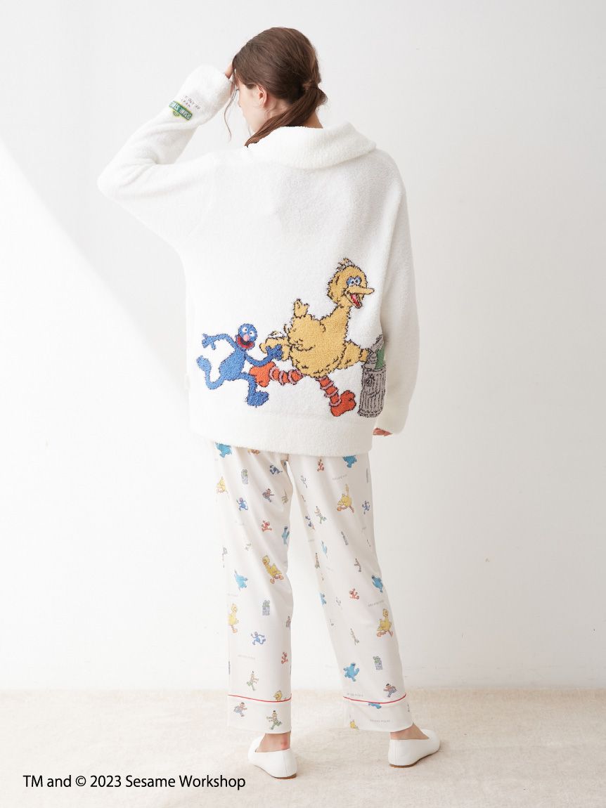 SESAME STREET】【UNISEX】ジャガードショールカーディガン(トップス