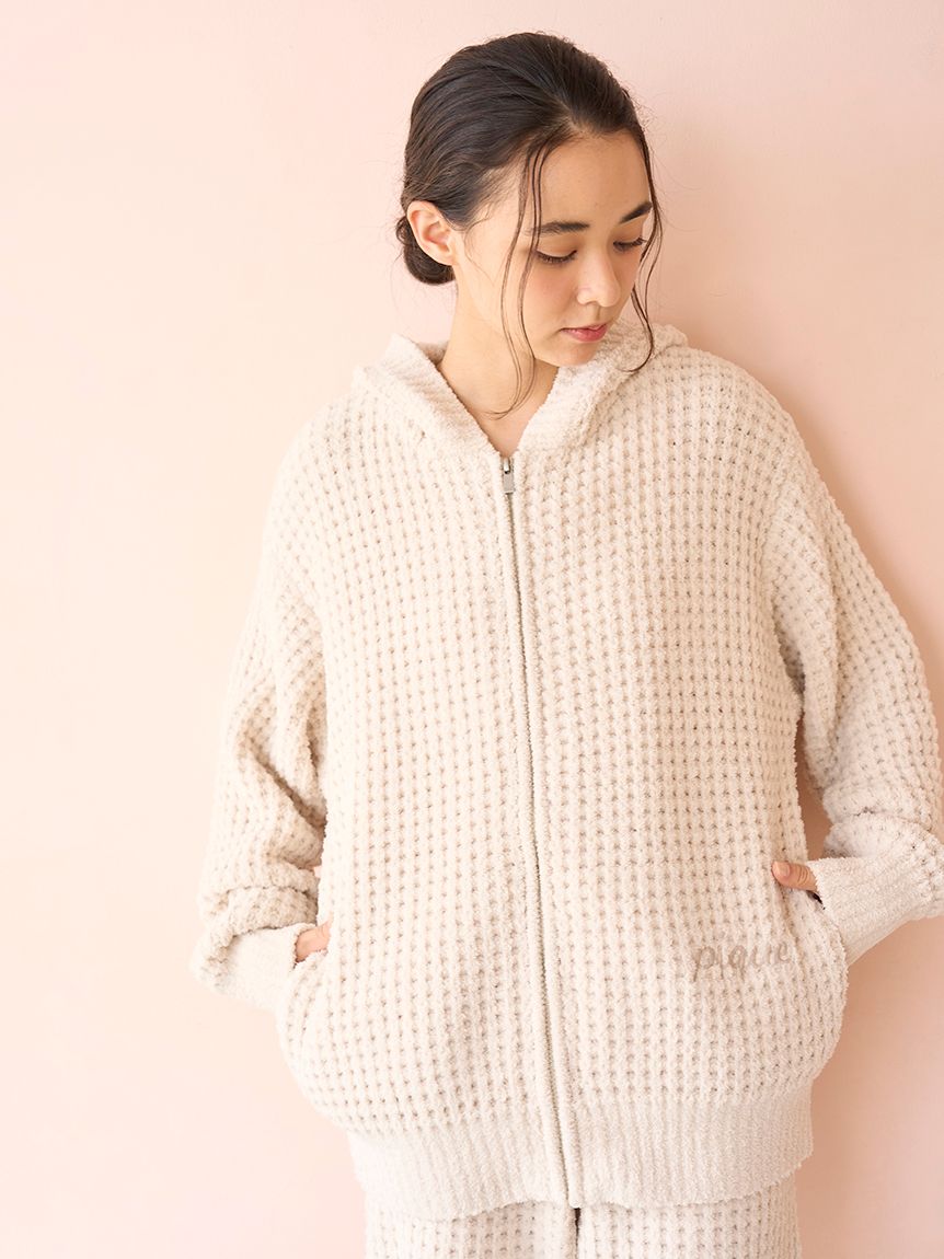 UNISEX】ワッフルパーカ(トップス)｜ルームウェア・パジャマ通販