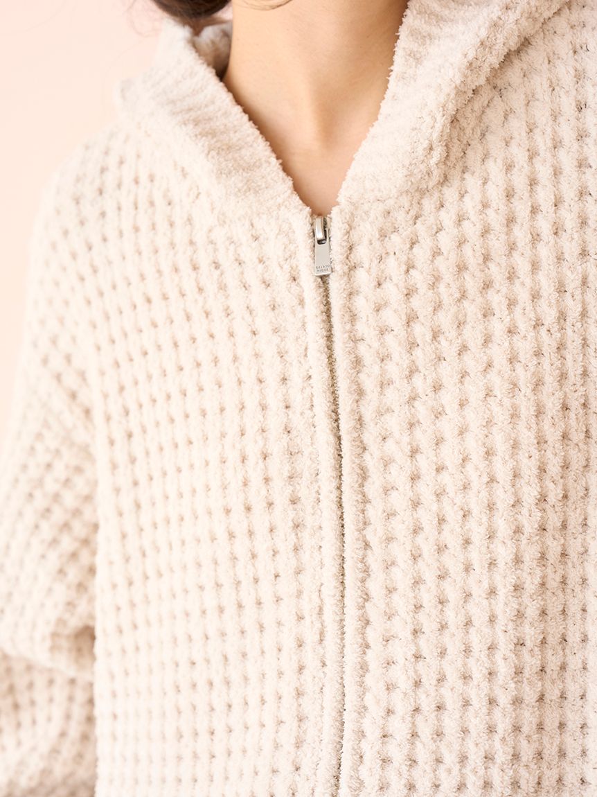 UNISEX】ワッフルパーカ(トップス)｜ルームウェア・パジャマ通販