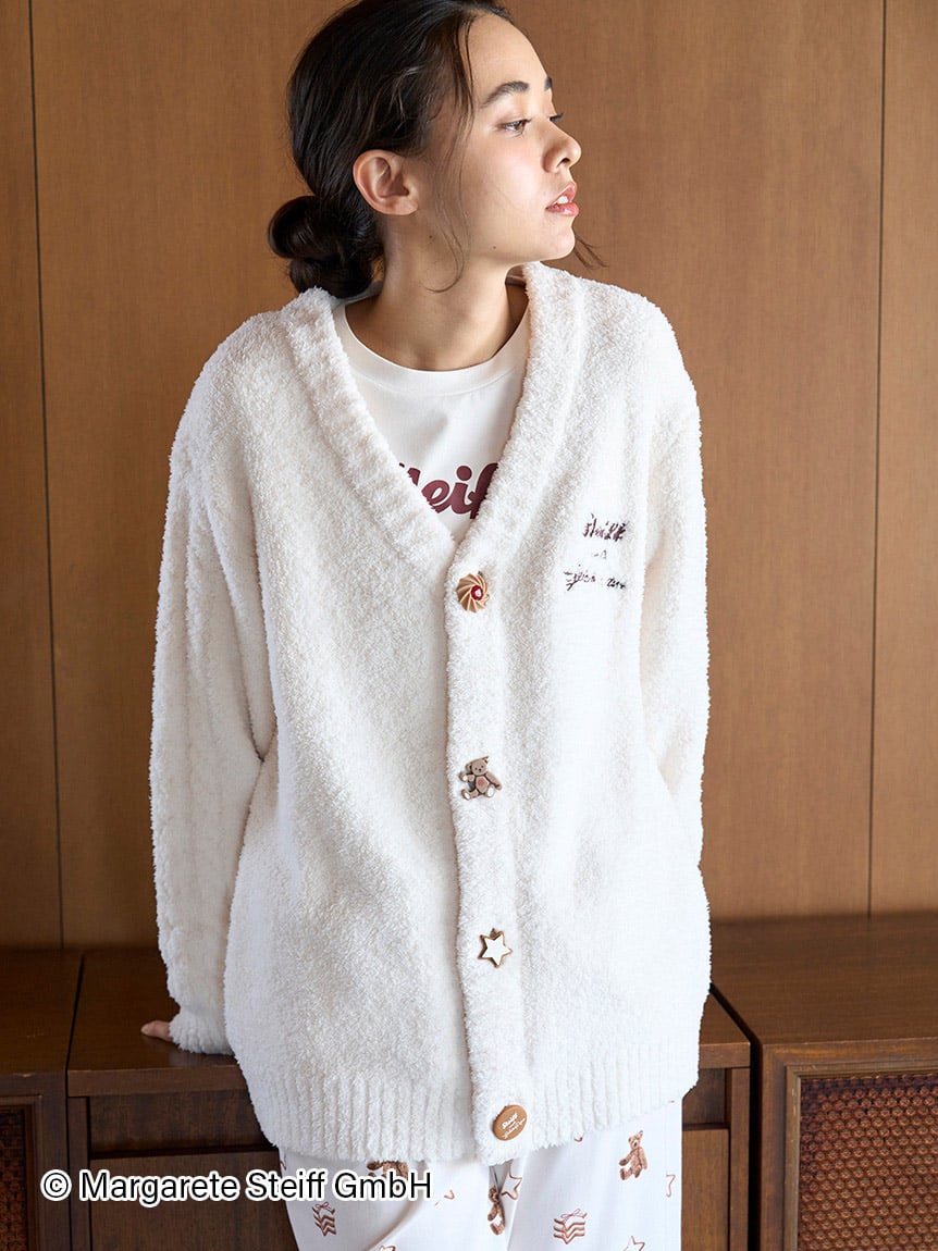 Steiff】【UNISEX】パウダージャガードカーディガン(トップス)｜ルーム