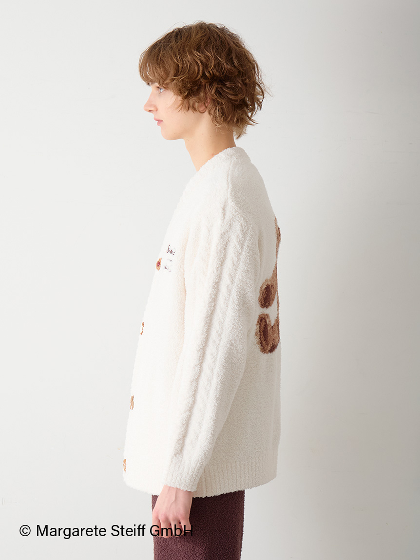 Steiff】【UNISEX】パウダージャガードカーディガン(トップス)｜ルーム