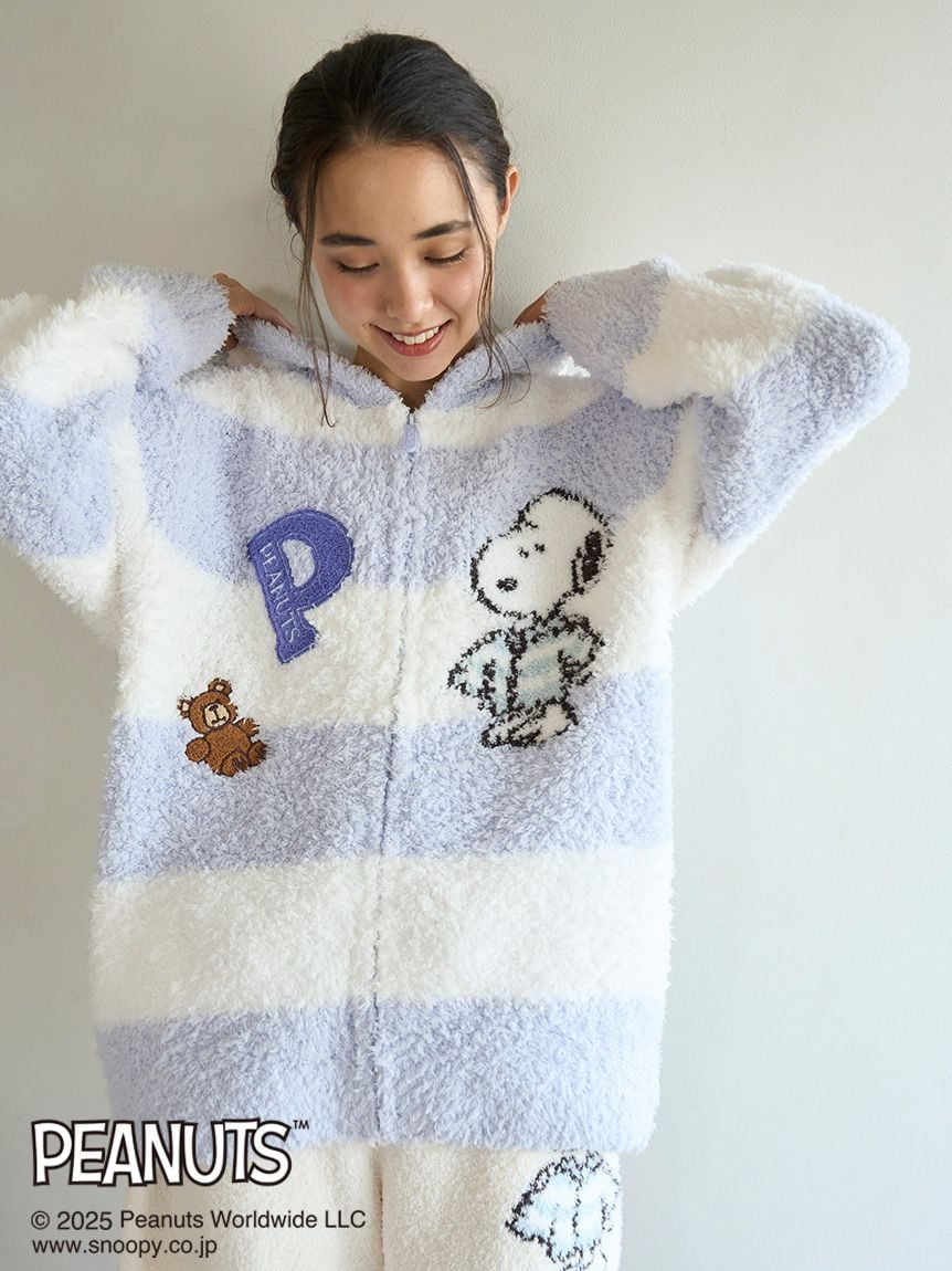 ジェラピケ　PEANUTS スヌーピー ジェラートジャガードパーカー PEANUTS】【UNISEX】オリジナルアート ジャガードパーカ