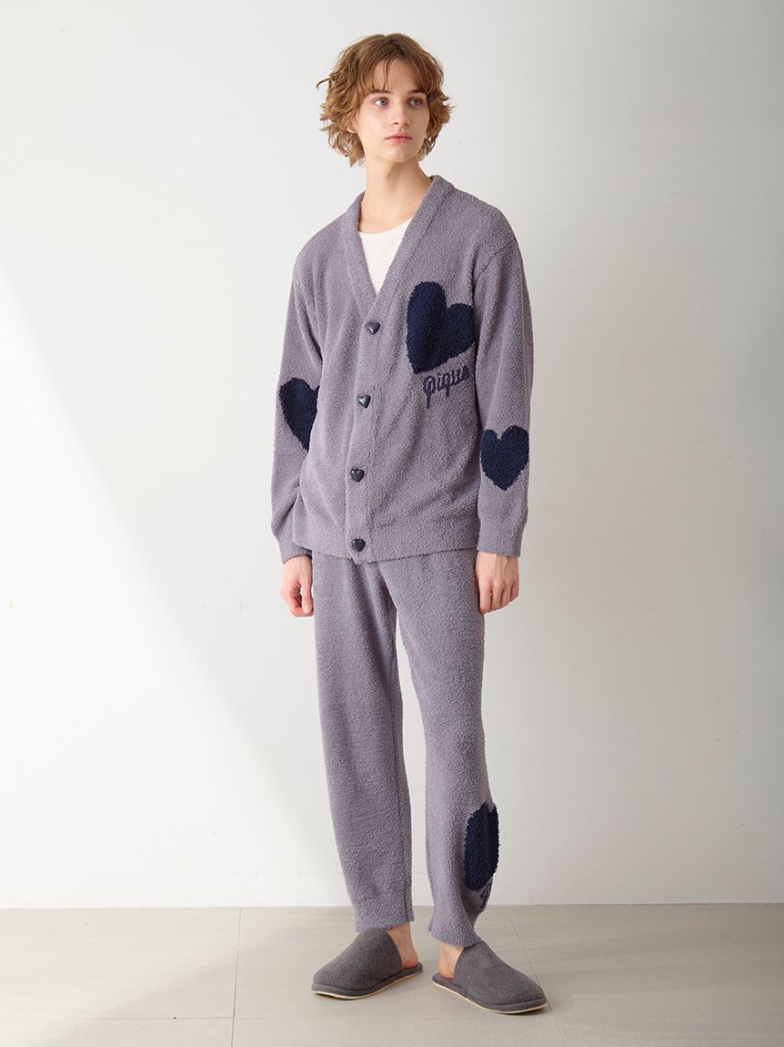 ONLINE限定】【UNISEX】ハートジャガードカーディガン(トップス