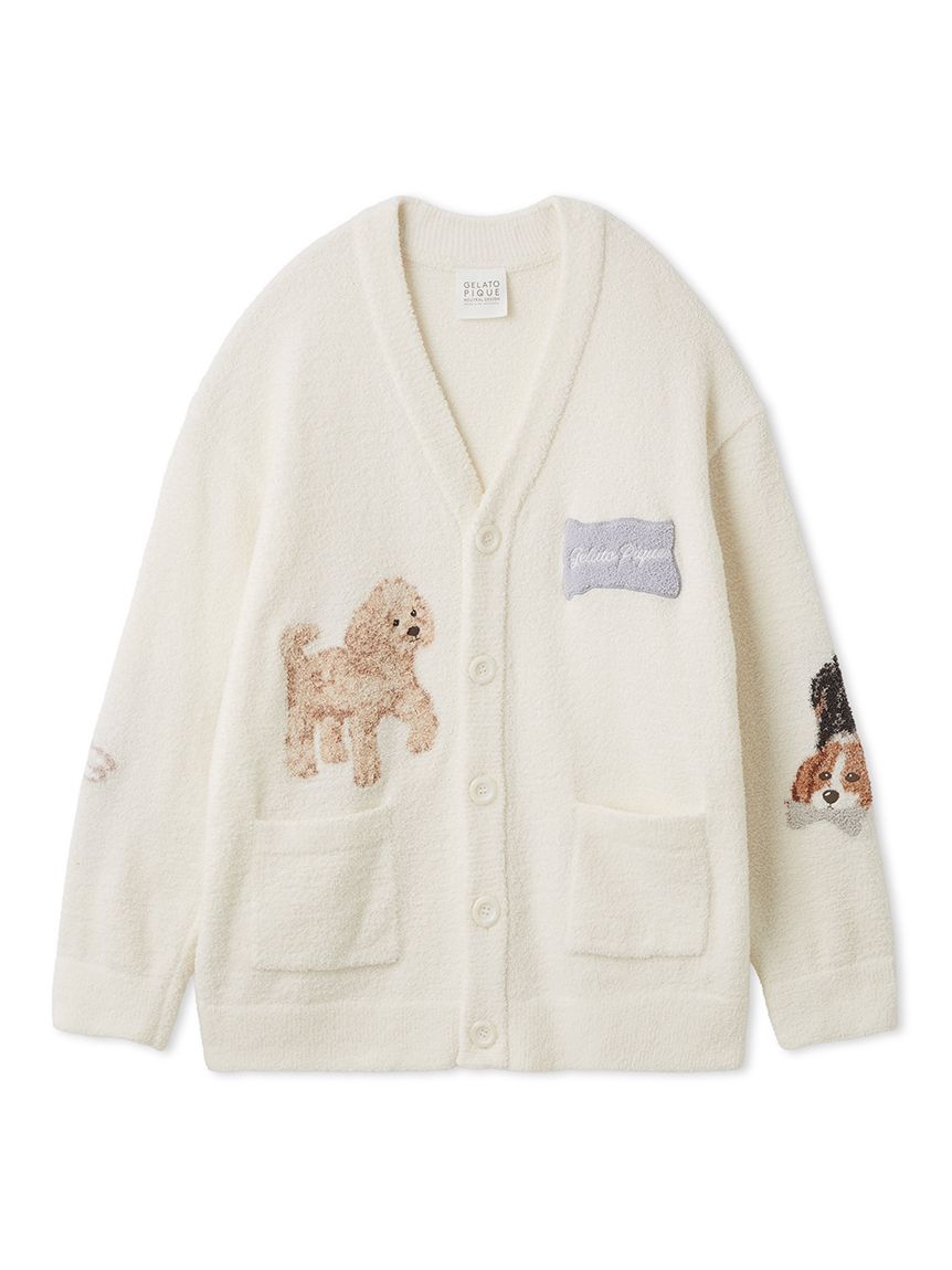ジェラートピケ　トイプードルカーディガン gelato pique（ジェラートピケ） gelato pique【UNISEX】トイプードル