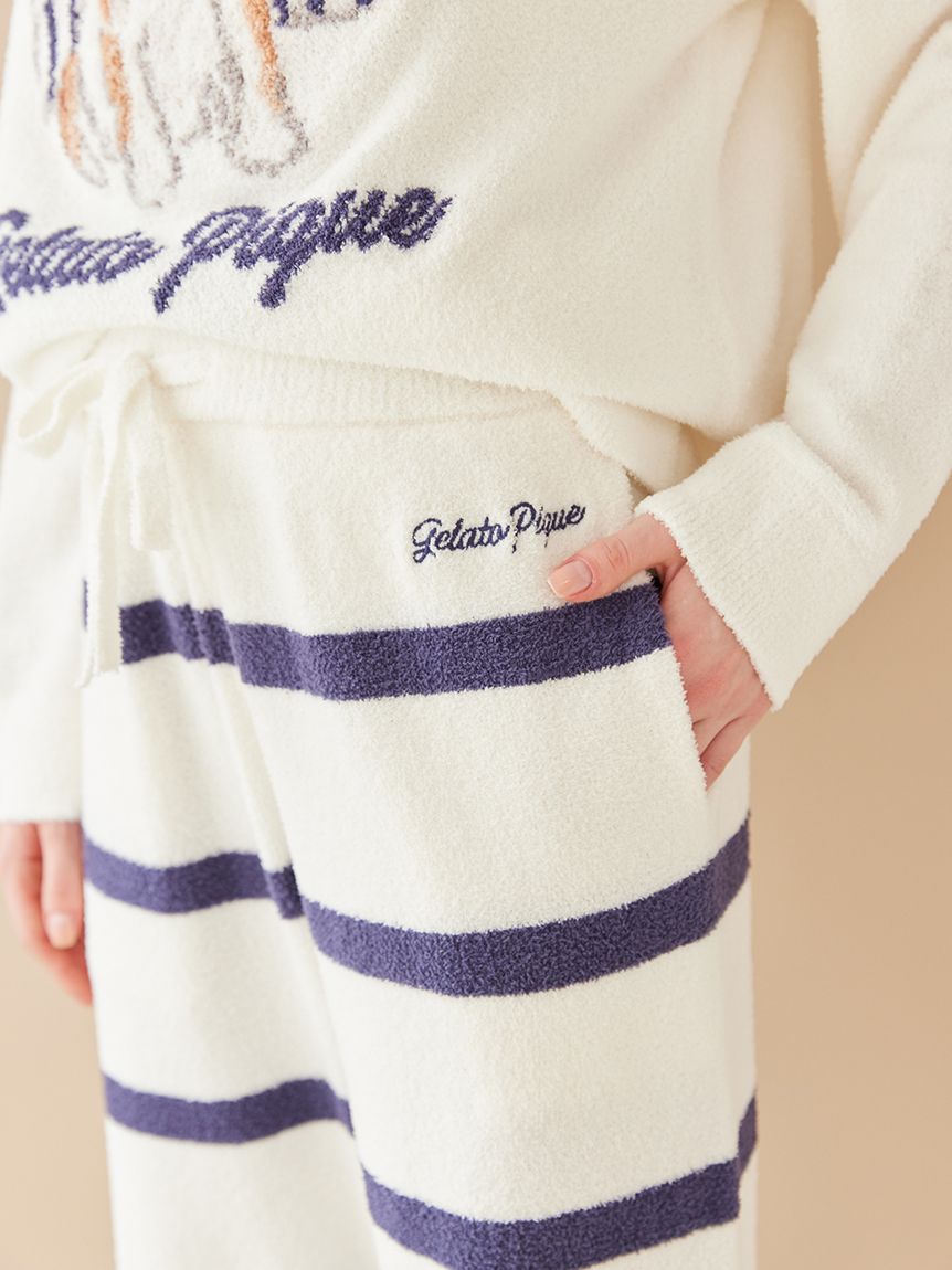 ONLINE限定】【UNISEX】エアリーモコプレイフルDOGジャガードプル